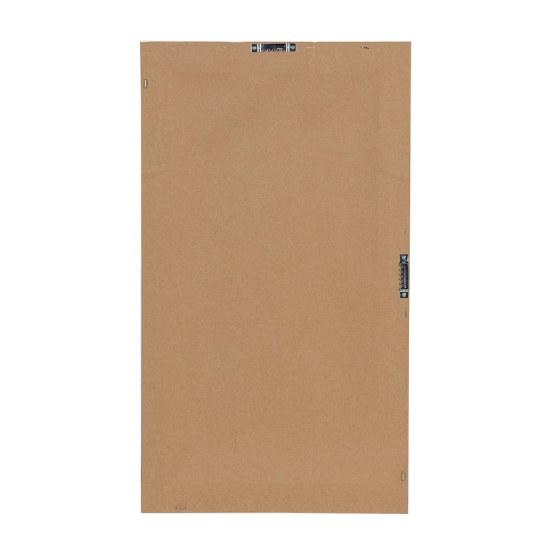 DesignOvation Beatrice Framed Linen Fabric Pinboard, 13x23, Rustic Brown - Image 5